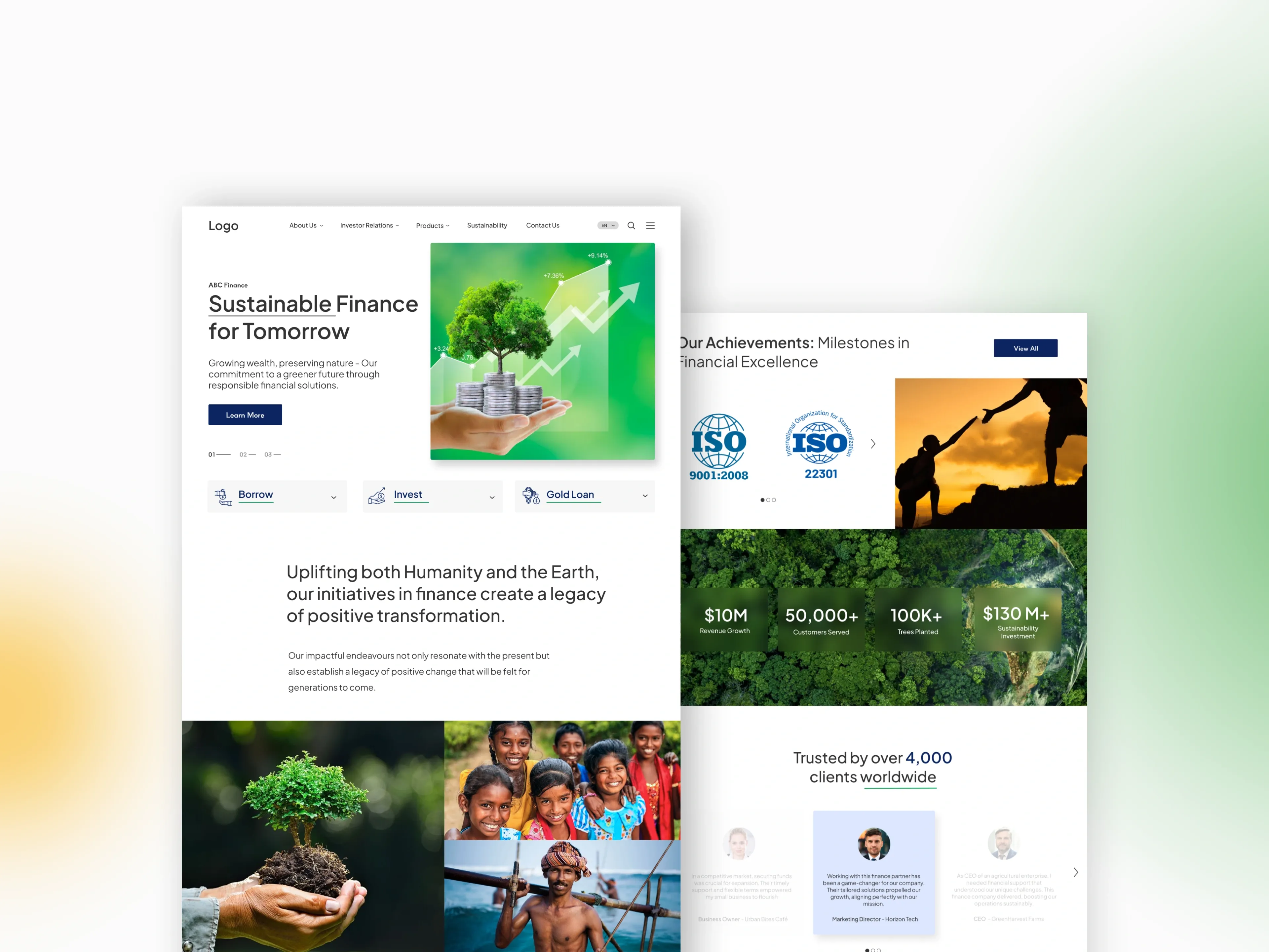 A finance brand that doesn't look like finance