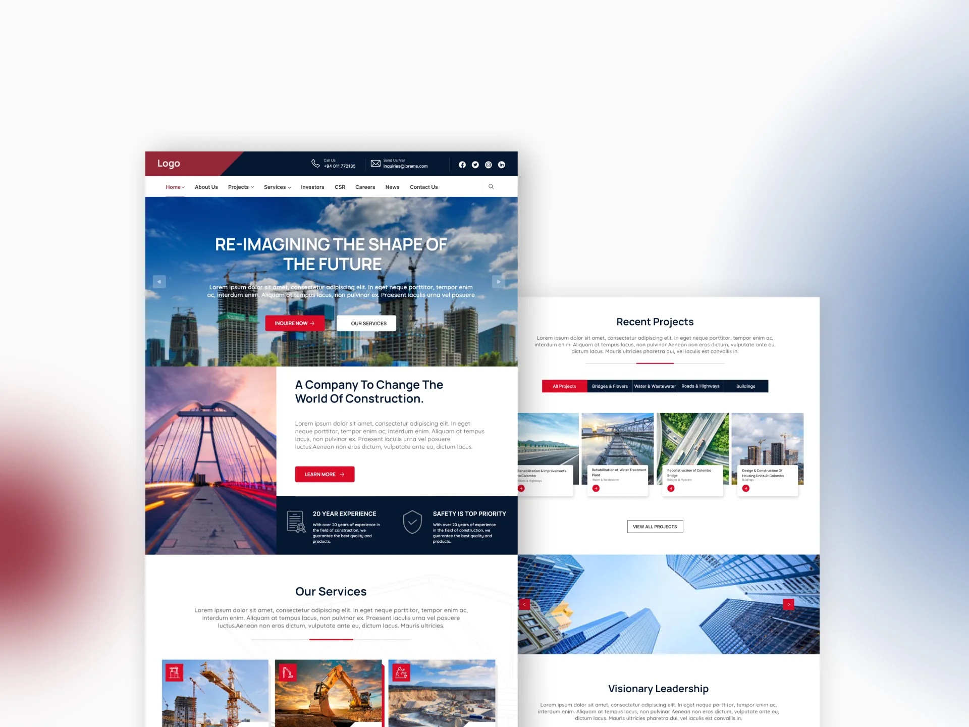 Construction Corporate Site